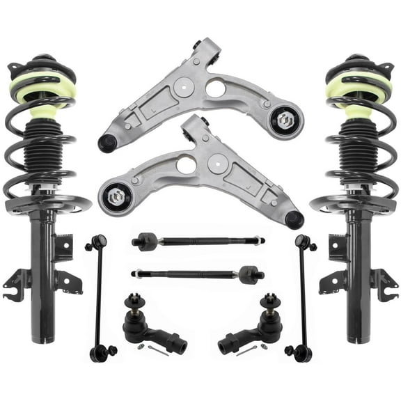 Front Struts Lower Control Arms Tie Rods & Links For 200 Frnt Wheel Drive 15-17