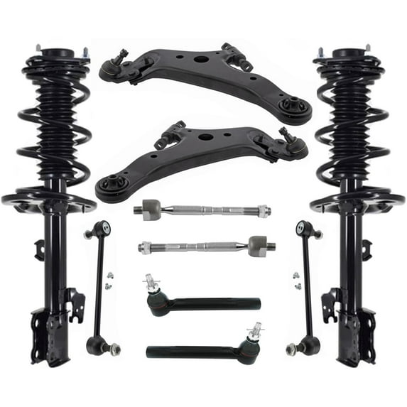 Front Struts Lower Control Arms Tie Rods & Links For Lexus RX450H 2016-2020