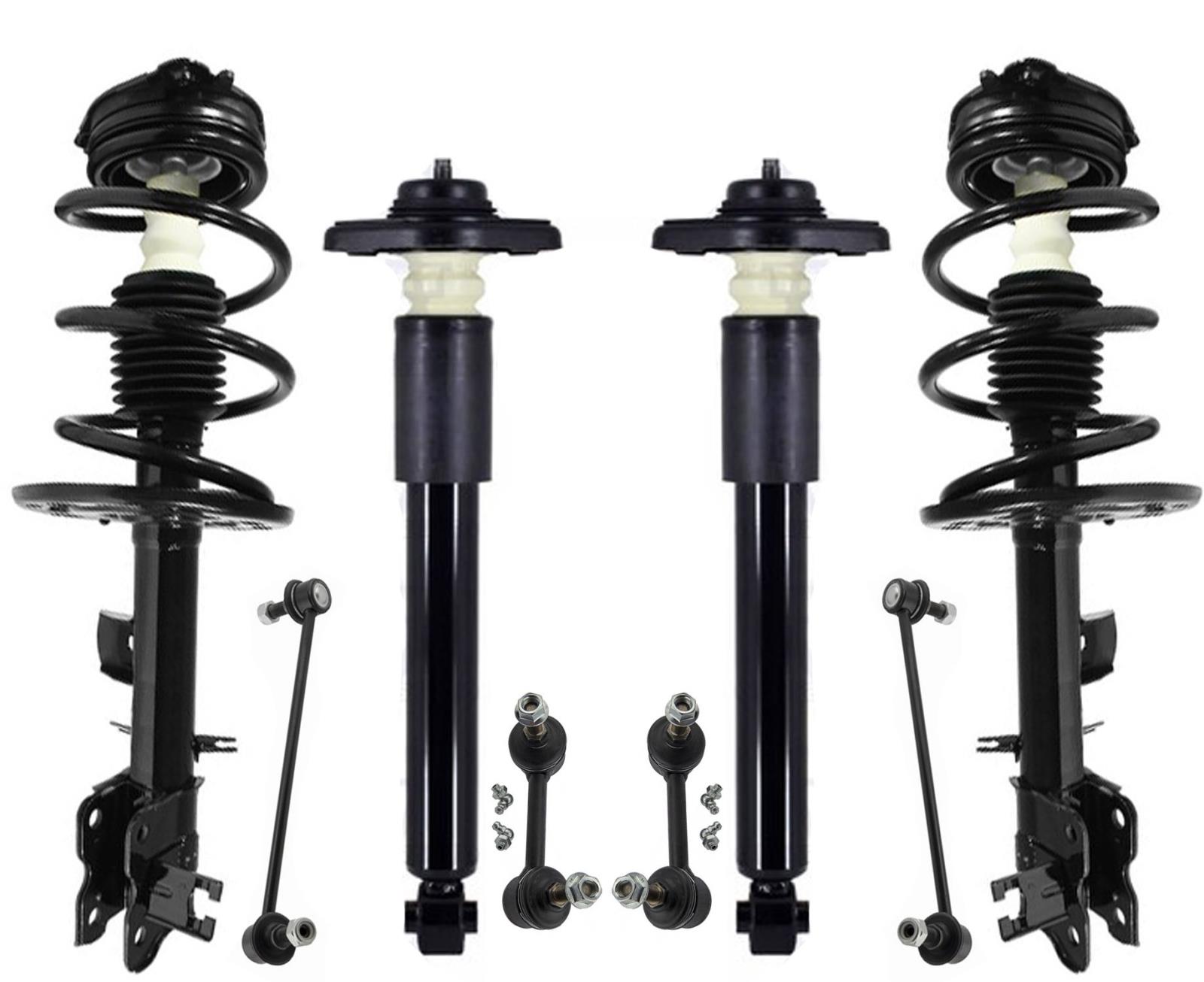 Front Struts Rear Complete Shocks & Links For Murano 2009-2014 All ...