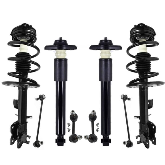 Front Struts Rear Complete Shocks & Links For Murano 2009-2014 All Wheel Drive