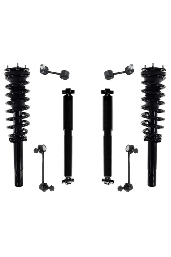 Front Struts Rear Shocks & Links For Lincoln MKZ 3.5L 10-12 All Wheel Drive