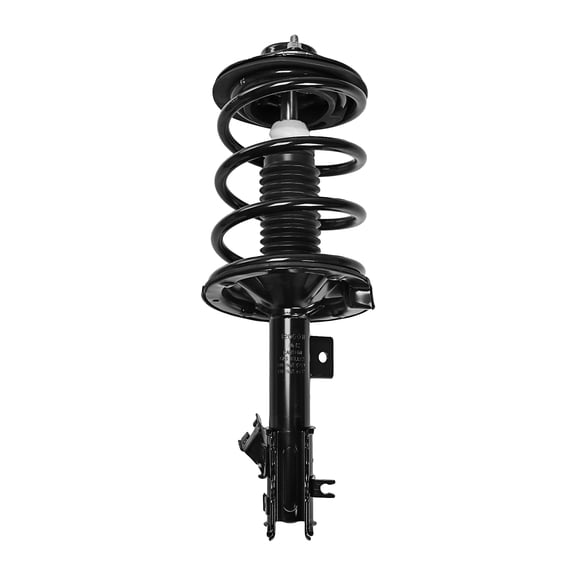 Front Struts Spring Shock Absorber Assembly - Black Spray Paint Finish-Front Struts Coil Spring Shock Absorber