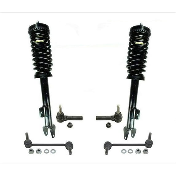 Front Struts Tie Rods & Links for Chrysler 300 Rear Wheel Drive 6Pc Kit 05-10