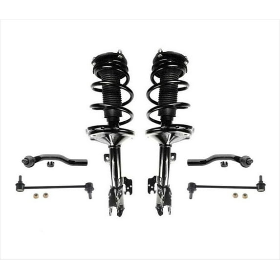 Front Struts Tie Rods Sway Bar Links for Toyota Highlander 01-03 All Wheel Drive
