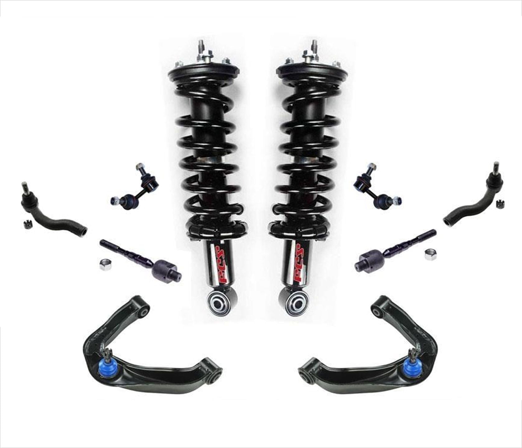 Front Sway Bar Link Kit – Fits 2007-2011 Nissan Versa – 2-Pack With Greasable Joints