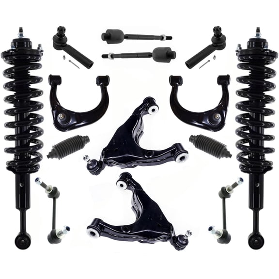 Front Struts Upper & Lower Arms For 2010-2021 Toyota 4Runner 4 Wheel Drive