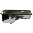 thumbnail image 1 of Speedway Motors SBF Front Sump Chrome Oil Pan for 221/260/289/302 Engines, Standard Capacity Design with 8 Inch Deep Sump and 6 Inch Front-to-Back Sump Length, 1 of 13
