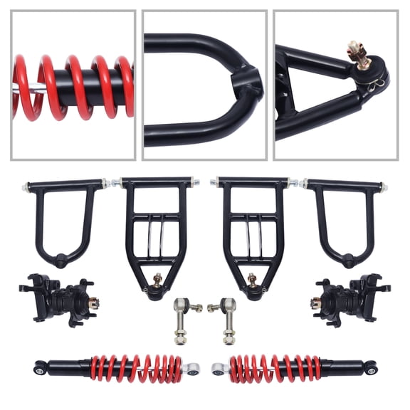 Front Suspension Arm Kit Assembly Upper Lower Swingarm Direct Replacement For ATV Quad Bike Go Kart