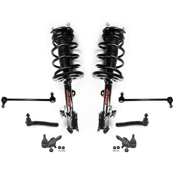 Front Suspension & Chassis 8 Pc Kit fits Lexus RX350 W/O Air Suspension 10-15