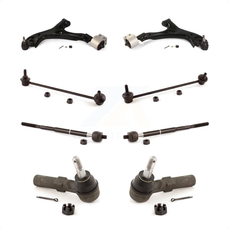 Front Suspension Control Arm And Ball Joint Assembly Steering Tie Rod End  Stabilizer Bar Link Kit (8Pc) For Chevrolet Equinox Pontiac Torrent