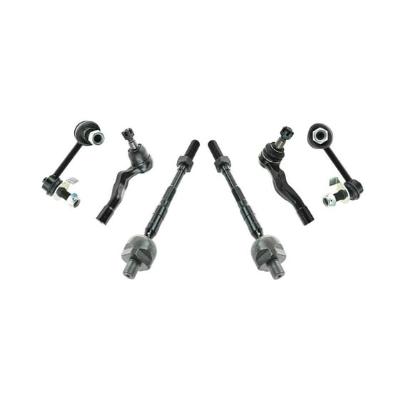 Front Suspension Stabilizer Sway Bar Links Tie Rod Ends Inner Outer Left Right 6 Piece Fits select: 2003-2007 INFINITI G35, 2003-2009 NISSAN 350Z