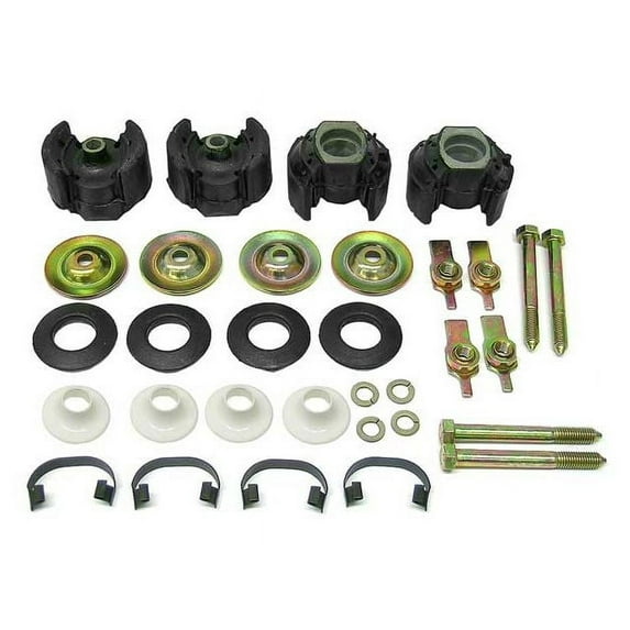 Front Suspension Subframe Mounting Kit - Compatible with 1968 - 1969, 1974 - 1976 Mercedes-Benz 230 1975