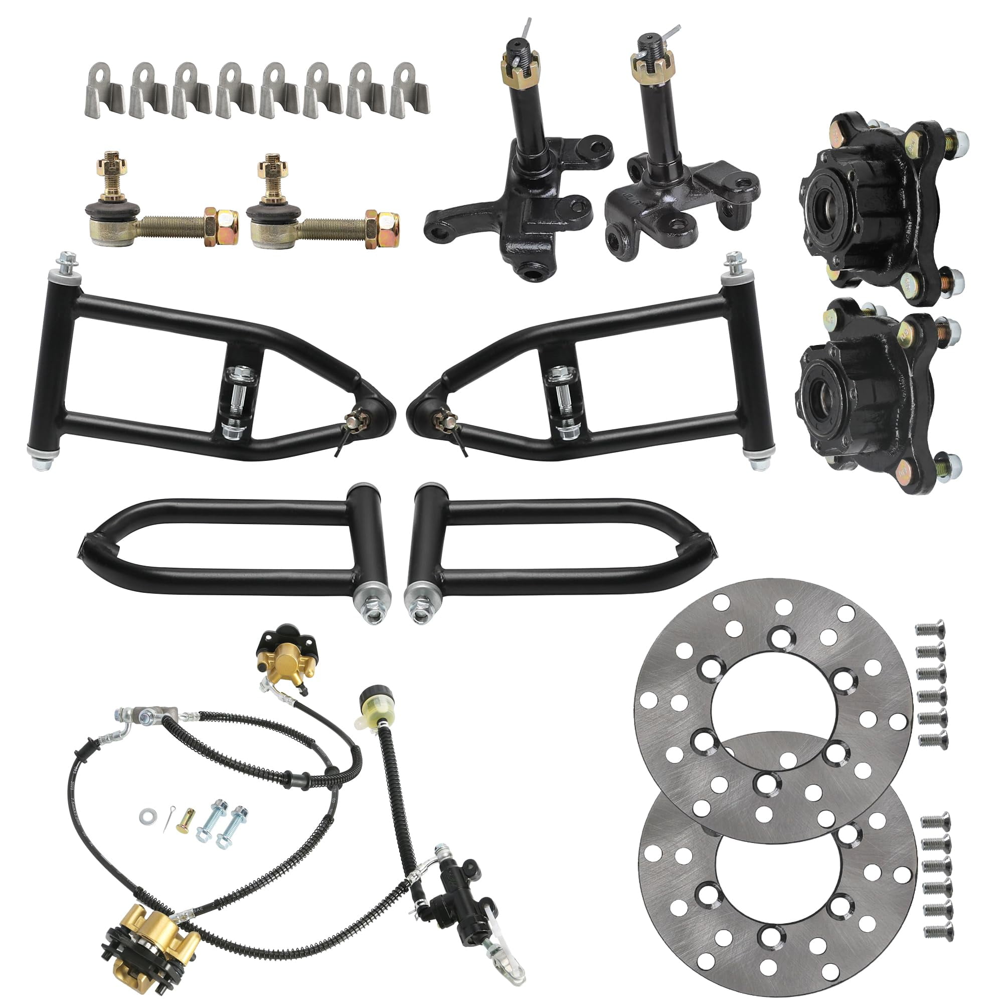 Front Suspension Swingarm Assembly, Hydraulic Disc Brake Rotor Kit, 4 ...
