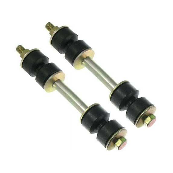 Front Sway Bar Link Kit 2 Piece - Compatible with 1970 - 2002 Chevy Camaro 1971 1972 1973 1974 1975 1976 1977 1978 1979 1980 1981 1982 1983 1984 1985 1986 1987 1988 1989 1990 1991 1992 1993 1994