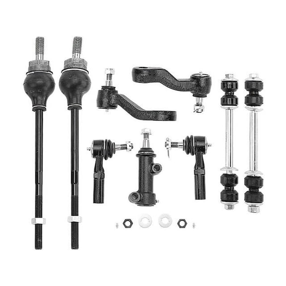 Front Sway Bar Link and Tie Rod End Kit 9 - Compatible with 2003 - 2019 GMC Savana 3500 2004 2005 2006 2007 2008 2009 2010 2011 2012 2013 2014 2015 2016 2017 2018