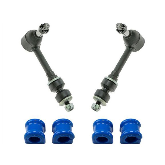 Front Sway Bar Link and Bushing Kit 4 Piece - Compatible with 2000 - 2001 Dodge Ram 1500 4WD