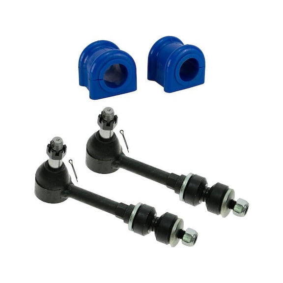 Front Sway Bar Link and Bushing Kit 4 Piece - Compatible with 2000 - 2002 Dodge Ram 2500 4WD 2001