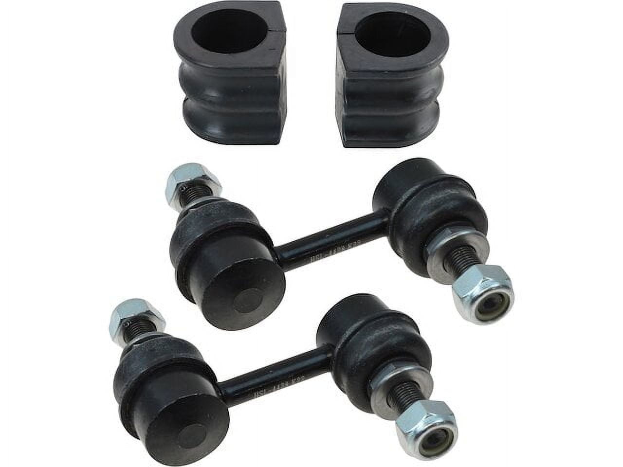 Front Sway Bar Link and Bushing Kit 4 Piece - Compatible with 2005 - 2015 Nissan Armada 2006 2007 2008 2009 2010 2011 2012 2013 2014