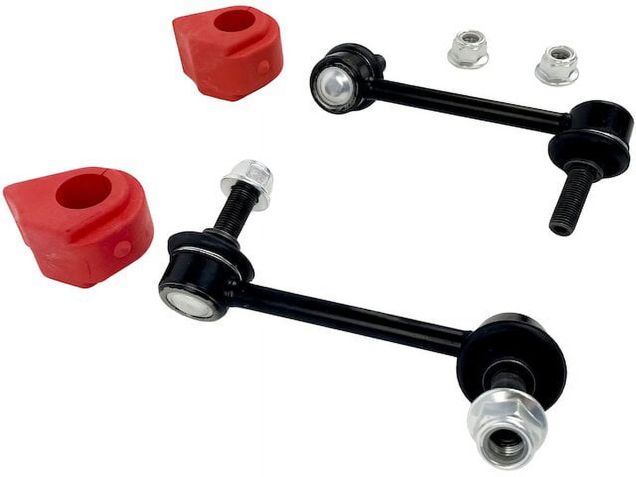 Front Sway Bar Link and Bushing Kit - Compatible with 2002 - 2009 Chevy Trailblazer 2003 2004 2005 2006 2007 2008