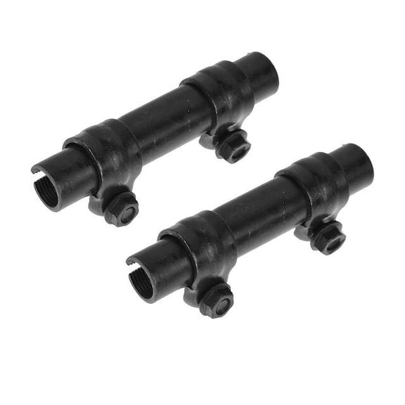 Front Tie Rod End Adjusting Sleeve Set 2 Piece Set - Compatible with 1975 - 1986 Chevy C10 1976 1977 1978 1979 1980 1981 1982 1983 1984 1985
