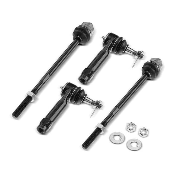 Front Tie Rod End Kit 4 - Compatible with 2005 GMC Sierra 2500 HD