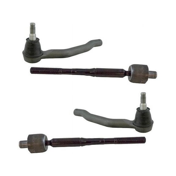Front Tie Rod End Kit 4 Piece - Compatible with 2016 - 2019 Nissan Maxima 2017 2018
