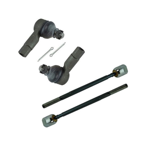 Front Tie Rod End Set 4 Piece - Compatible with 1989 - 1995 Suzuki Swift 1990 1991 1992 1993 1994