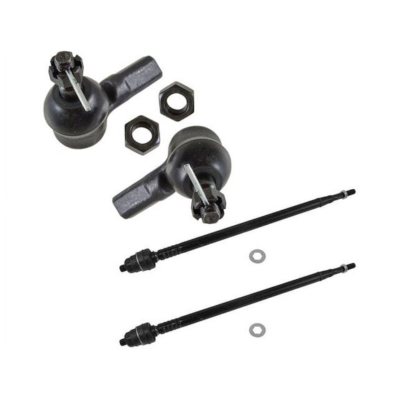 Front Tie Rod End Set 4 Piece - Compatible with 2002 - 2006 Honda CR-V 2003 2004 2005