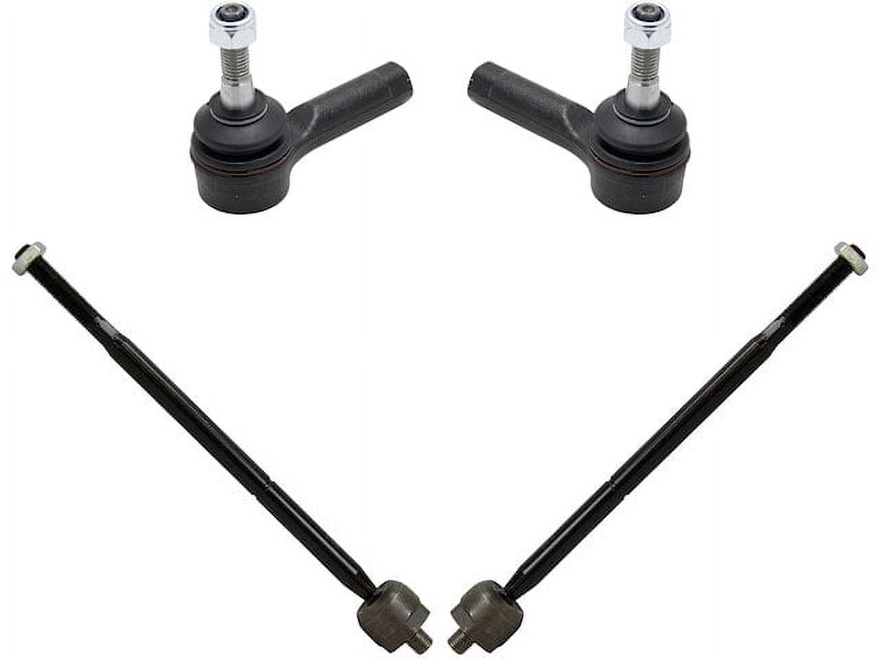 Front Tie Rod End Set 4 Piece - Compatible with 2015 - 2018 Chevy Trax 2016 2017