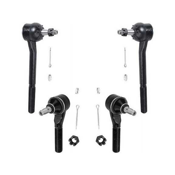 Front Tie Rod End Set - Compatible with 1994 - 2004 Chevy S10 1995 1996 1997 1998 1999 2000 2001 2002 2003