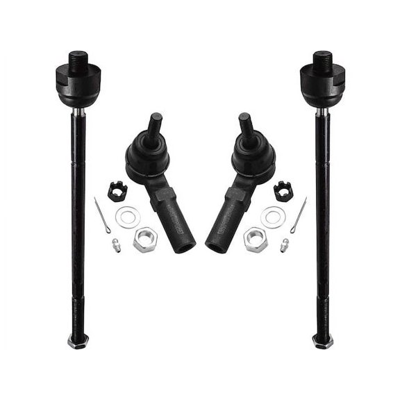 Front Tie Rod End Set - Compatible with 2000 - 2005 Cadillac DeVille 2001 2002 2003 2004