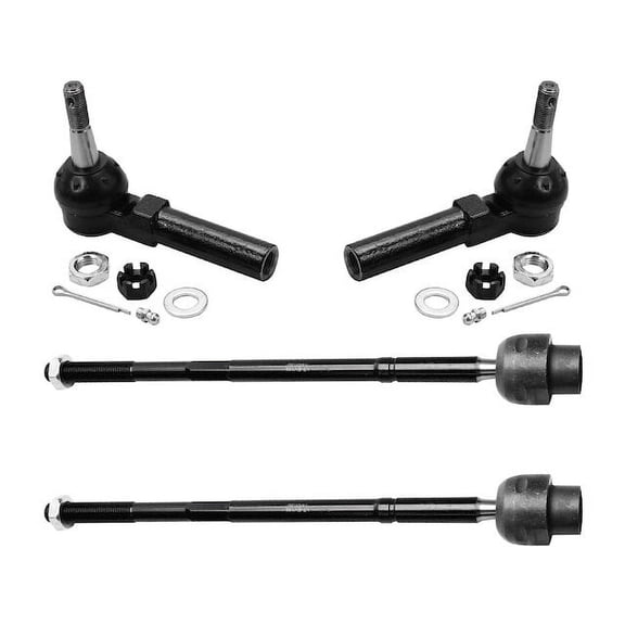 Front Tie Rod End Set - Compatible with 2000 - 2013 Chevy Impala 2001 2002 2003 2004 2005 2006 2007 2008 2009 2010 2011 2012
