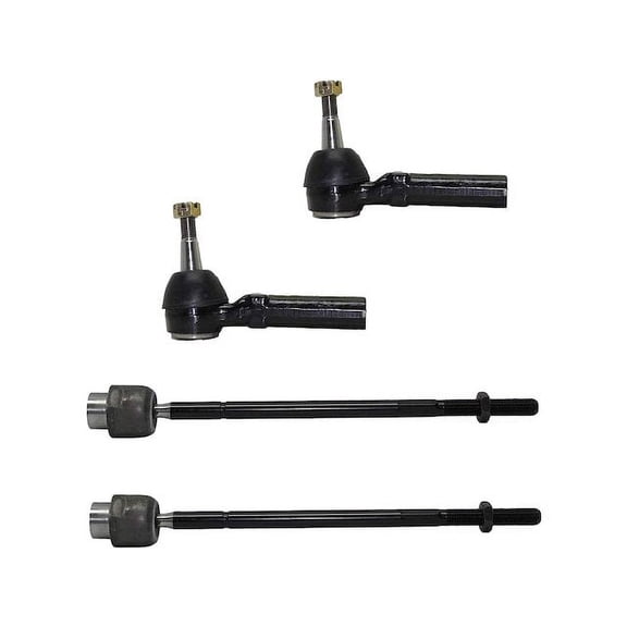 Front Tie Rod End Set - Compatible with 2000 - 2013 Chevy Impala 2001 2002 2003 2004 2005 2006 2007 2008 2009 2010 2011 2012