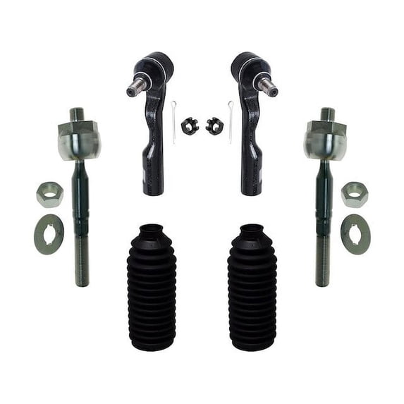 Front Tie Rod End Set - Compatible with 2001 - 2002 Toyota Sequoia