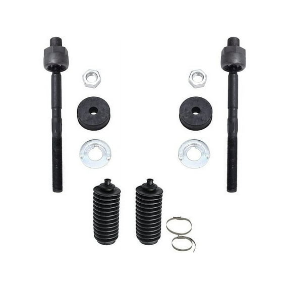 Front Tie Rod End Set - Compatible with 2001 - 2006 BMW 325Ci Base 2002 2003 2004 2005