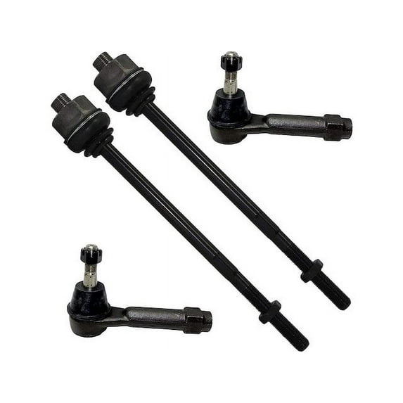 Front Tie Rod End Set - Compatible with 2002 - 2006 Chevy Avalanche 1500 2003 2004 2005