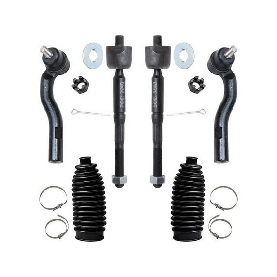 Front Tie Rod End Set - Compatible with 2002 - 2010 SC430 Base 2003 2004 2005 2006 2007 2008 2009