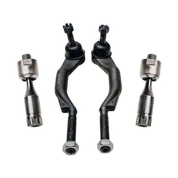 Front Tie Rod End Set - Compatible with 2003 - 2004 Oldsmobile Bravada Base