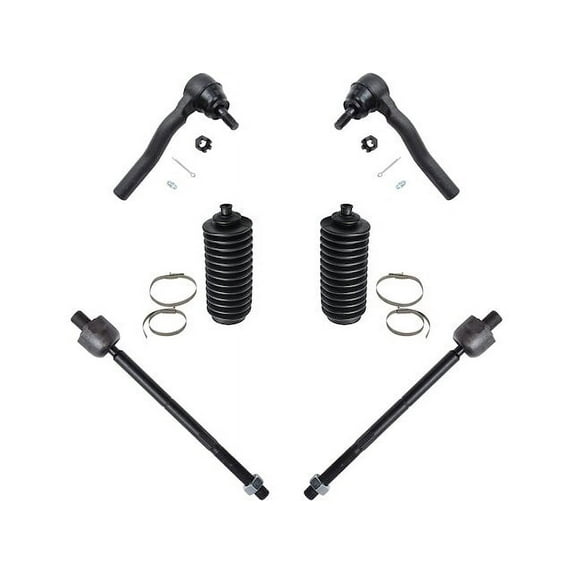 Front Tie Rod End Set - Compatible with 2003 - 2007 Cadillac CTS 2004 2005 2006