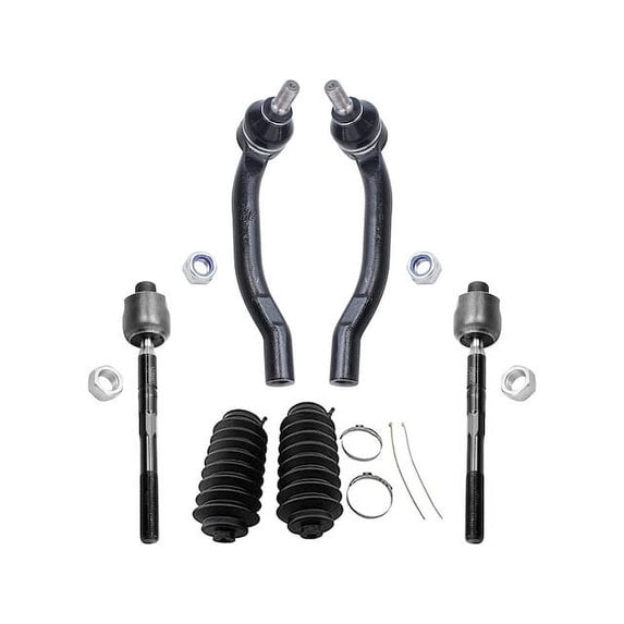 Front Tie Rod End Set - Compatible with 2003 - 2008 Honda Pilot 2004 2005 2006 2007