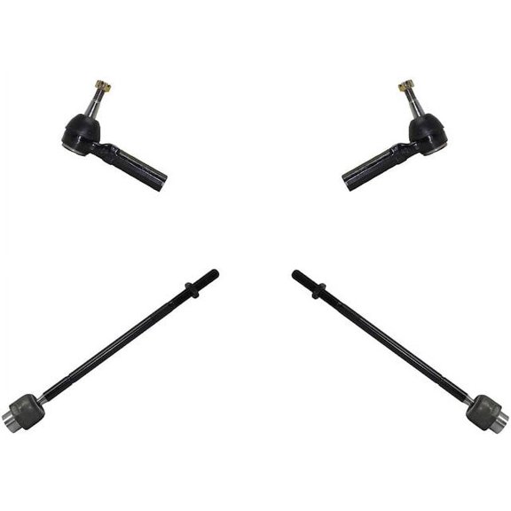 Front Tie Rod End Set - Compatible with 2004 - 2013 Chevy Impala 2005 2006 2007 2008 2009 2010 2011 2012