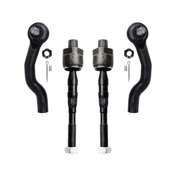 Front Tie Rod End Set - Compatible with 2005 - 2015 Nissan Xterra 2006 2007 2008 2009 2010 2011 2012 2013 2014