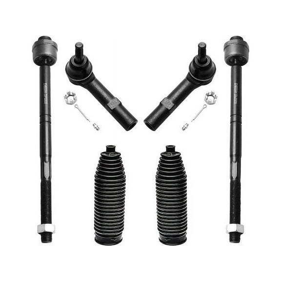 Front Tie Rod End Set - Compatible with 2007 - 2014 Cadillac Escalade ESV 2008 2009 2010 2011 2012 2013