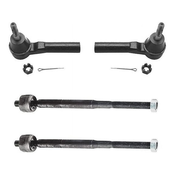 Front Tie Rod End Set - Compatible with 2007 - 2017 Jeep Compass 2008 2009 2010 2011 2012 2013 2014 2015 2016