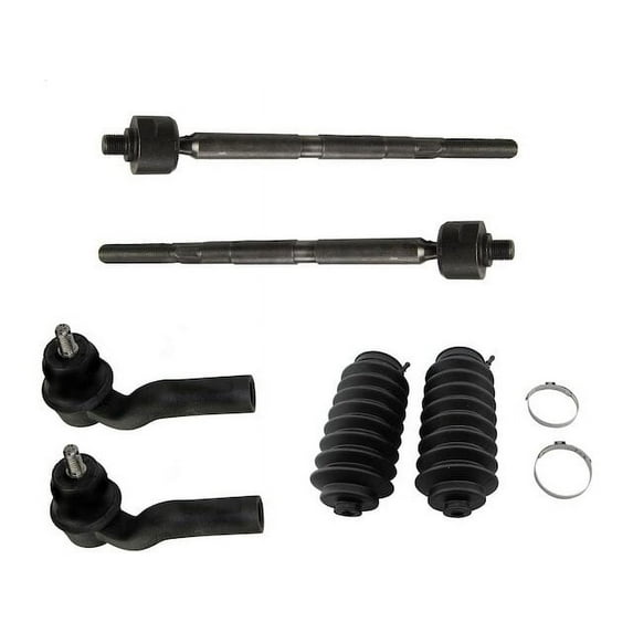 Front Tie Rod End Set - Compatible with 2012 - 2017 Ford Focus 2013 2014 2015 2016
