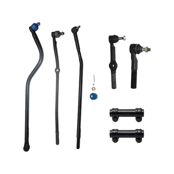 Front Tie Rod End Track Bar Drag Link Kit - Compatible with 1994 - 1997 Dodge Ram 2500 1995 1996