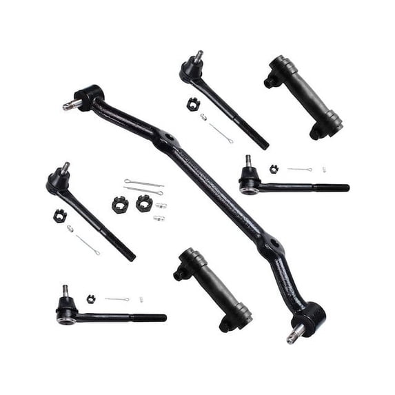 Front Tie Rod End and Center Link Kit - Compatible with 1996 - 2001 GMC Jimmy 1997 1998 1999 2000