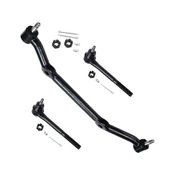 Front Tie Rod End and Center Link Kit - Compatible with 1996 - 2003 GMC Sonoma 1997 1998 1999 2000 2001 2002