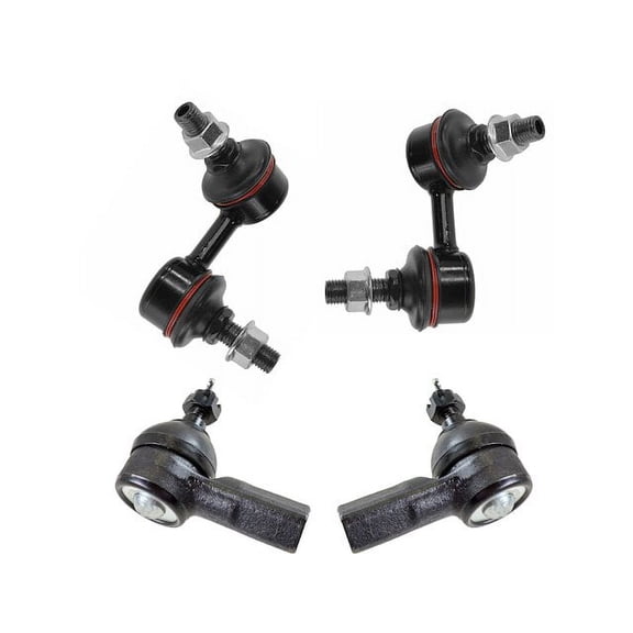 Front Tie Rod End and Sway Bar Link Kit 4 Piece - Compatible with 2002 - 2006 Honda CR-V 2003 2004 2005