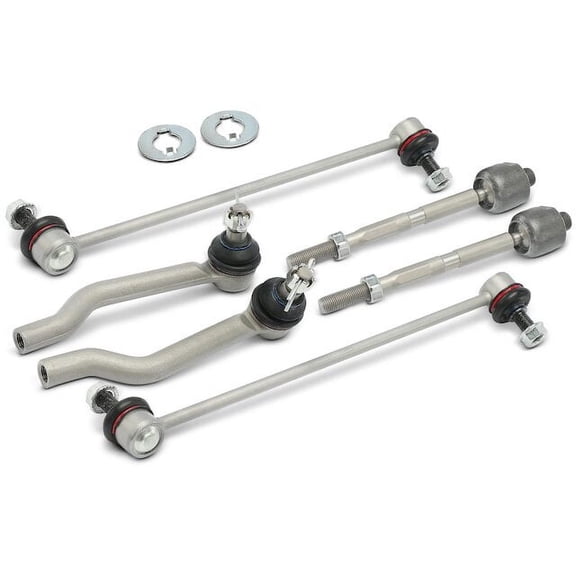 Front Tie Rod End and Sway Bar Link Kit 6 - Compatible with 2017 - 2023 Honda Ridgeline 3.5L V6 2018 2019 2020 2021 2022